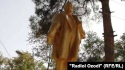 Отреставрированный памятник Ленину в Шахритусе