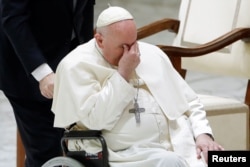 Папа Францішак. Рым, 11 студзеня 2022 году