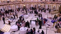 دختران روبات‌ساز افغان، در نمایشگاه "تکنالوژی و کار آفرینی" در ولایت هرات