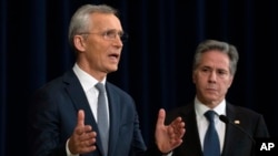 Йенс Столтенберг и Энтони Блинкен