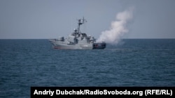 Навчання з БЗЖ на румунському корветі Lastunul