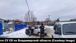 Задержание в Вашутино (фото СУ СК по Владимирской области)