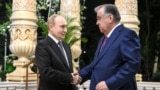 Президенты России и Таджикистана Владимир Путин и Эмомали Рахмон