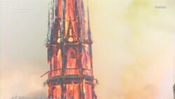 Fire Engulfs Notre Dame Cathedral In Paris