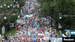 Ռուսաստան - Այսօրվա բողոքի ակցիան Խաբարովսկում