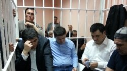 Камчыбек Ташиев, Талант Мамытов, Садыр Жапаров 1-Май райондук сотто, 10.01.2013