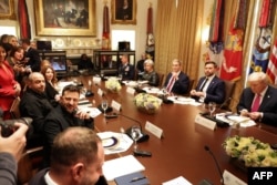 Встреча президента США Дональда Трампа и президента Украины Владимира Зеленского в Белом доме 17 октября