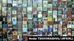 Georgia -- video and audio DVD/CD store, Tbilisi, 22Jul2010