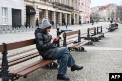 Былая рэдактарка незалежнага Telegram-канала і былая палітзьняволеная Ірына Шчасная. Беласток, 21 студзеня 2025