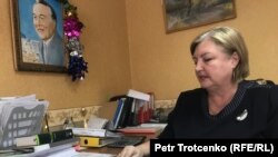 Глава крестьянского хозяйства Елена Уланова. Западно-Казахстанская область, февраль 2018 года.