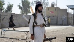 "Талибандын" коопсуздук күчтөрү Ооганстан-Пакистан чек арасына жакын жердеги Спин Болдак чөлкөмүндө. Ооганстан, 15-октябрь, 2025-жыл.