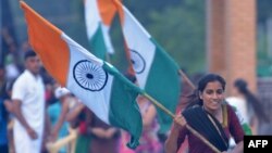 تصویر آرشیف: بیرق ملی هند