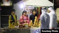 Кыргызская юрта в Дубае