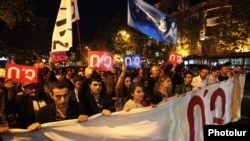 Армения - Шествие инициативы «Не проведете!» 
против конституционных изменений, Ереван, 2 октября 2015 гг. 