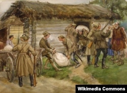 «Продрозверстка». Картина Івана Владимирова