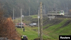 Месца выбуху на чыгунцы Варшава – Люблін