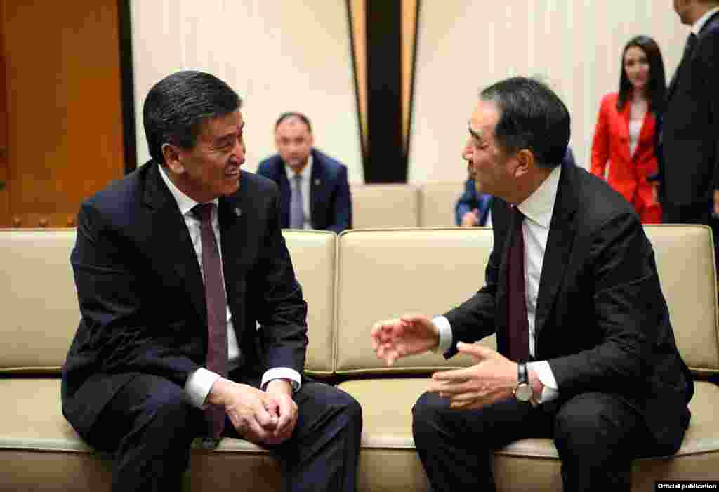 Жээнбеков и Сагинтаев