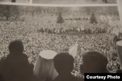 Львів вітає патріарха Мстислава Скрипника. Вересень 1990 року