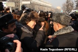 Митинг в Алматы, 28 января