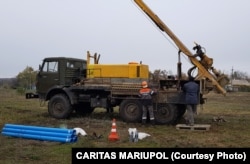 Бурение скважин проводит группа специалистов из Днепра