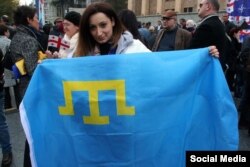 Мітинг проти анексії Абхазії, Тбілісі, листопад 2014