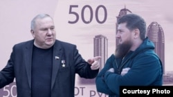 Шаманов Владимир а, Кадыров Рамзан а. Коллаж