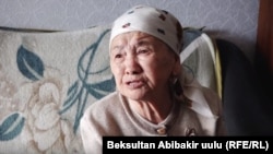 Мать журналиста Нарына Айыпа Райла Идинова.