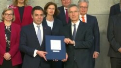 НАТО і Скоп’є підписали протокол про вступ Македонії до альянсу – відео