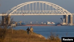 Керч көпүрөсү, 25-ноябрь 2018-жыл.