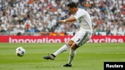 2017 թվականի աշխարհի լավագույն ֆուտբոլիստ ճանաչված Կրիշտիանու Ռոնալդուն Մադրիդի «Ռեալ»-ի կազմում, արխիվ