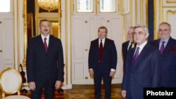 Ավստրիա -- Հայաստանի և Ադրբեջանի նախագահների հանդիպումը Վիեննայում, 19-ը նոյեմբերի, 2013