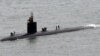 The USS Cheyenne, a U.S. nuclear-powered attack submarine, enters Busan, some 450 kilometers south of Seoul, South Korea on June 6, 2017.
