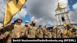 Фото з денного Маршу добровольців, Київ, 14 березня 2020 року