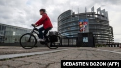 Ֆրանսիա - Եվրախորհրդարանի շենքը Ստրասբուրգում, արխիվ