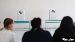 Ընտրատեղամաս Գյումրիում, 30-ը մարտի, 2025թ. 