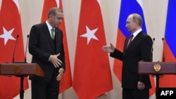 Ռուսաստանի և Թուրքիայի նախագահների համատեղ ասուլիսը Սոչիում: 3-ը մայիսի, 2017 թ․