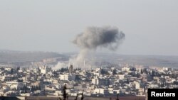 Сирійське місто Анадан зазнало ударів сирійських урядових сил та російської авіації, 3 лютого 2016 року