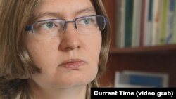 Олег Сенцовдун бөлөсү Наталья Каплан.