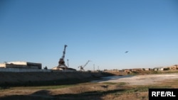 Арал деңизиндеги  бир кездеги порттун бүгүнкү көрүнүшү