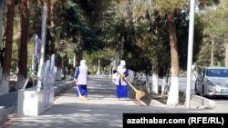 Уборка улиц. Туркменистан (иллюстративное фото)  