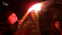 У Києві пройшла смолоскипна хода (відео)