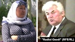 На фото: Рахмон Набиев и его дочь, Мунаввара Набиева. 