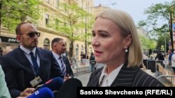 Міністарка абароны Чэхіі Яна Чэрнахава 21 жніўня 2025 году