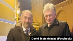 Давид Цецхладзе и Дмитрий Песков