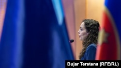 Presidentja e Kosovës, Vjosa Osmani. 8 tetor 2025. 