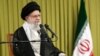 Iran's Supreme Leader Ayatollah Ali Khamenei speaks during a meeting with a group of teachers in Tehran