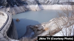 Джварское водохранилище Ингури ГЭС