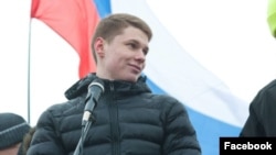 Russian activist Aleksandr Shabarchin (file photo)