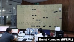 "Токтогул" ГЭСинин диспетчердик схемасы.