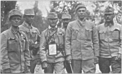 Старшини УСС Софія Галечко, Теодор Мамчур, Зенон Носковський, Павло Семирозум, Роман Дудинський та чех Здіславський